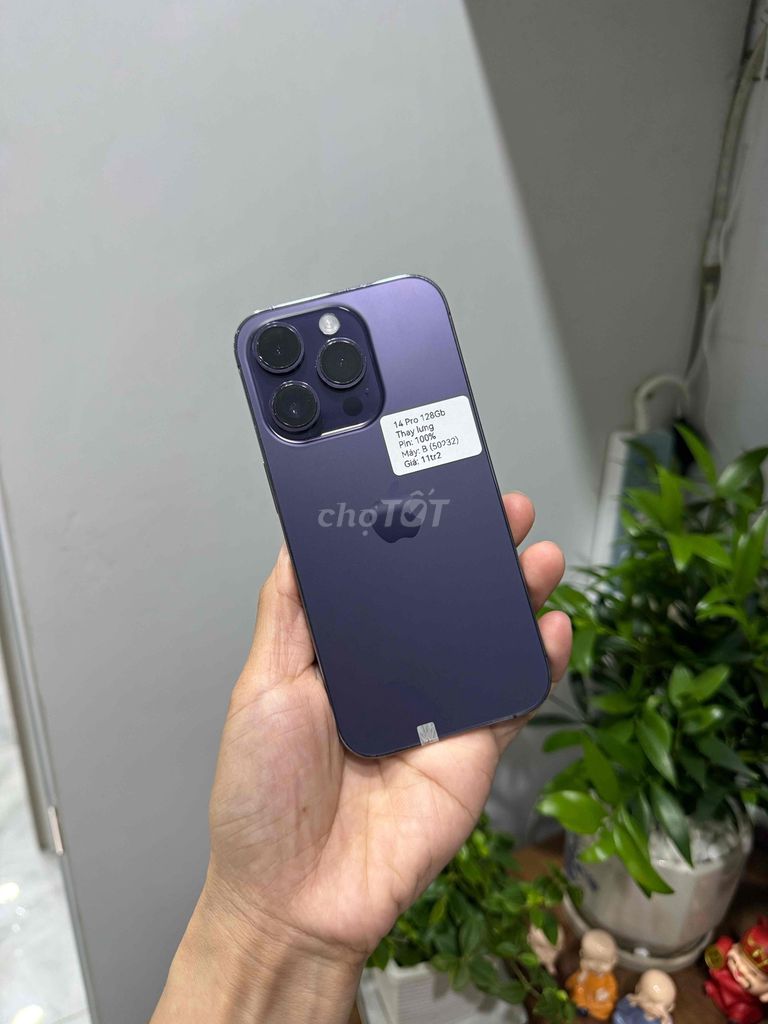 iPhone 14 Pro 128GB QT Tím P100 Zin Đẹp 98. Mua bán Điện thoại tại Huyện Hóc Môn Tp Hồ Chí Minh được đăng bởi Thu hình 1