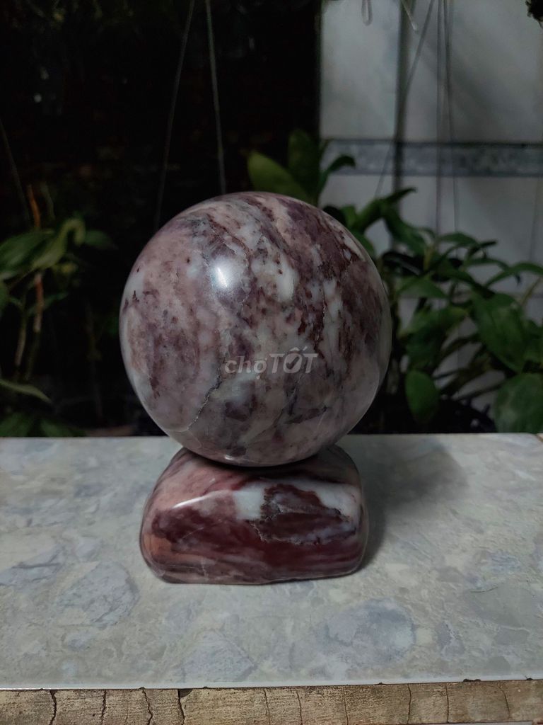 Quả cầu phong thủy Đá Serpentine. Mua bán Đồ sưu tầm, đồ cổ tại Huyện Vĩnh Cửu Đồng Nai được đăng bởi Phong Ba hình 1