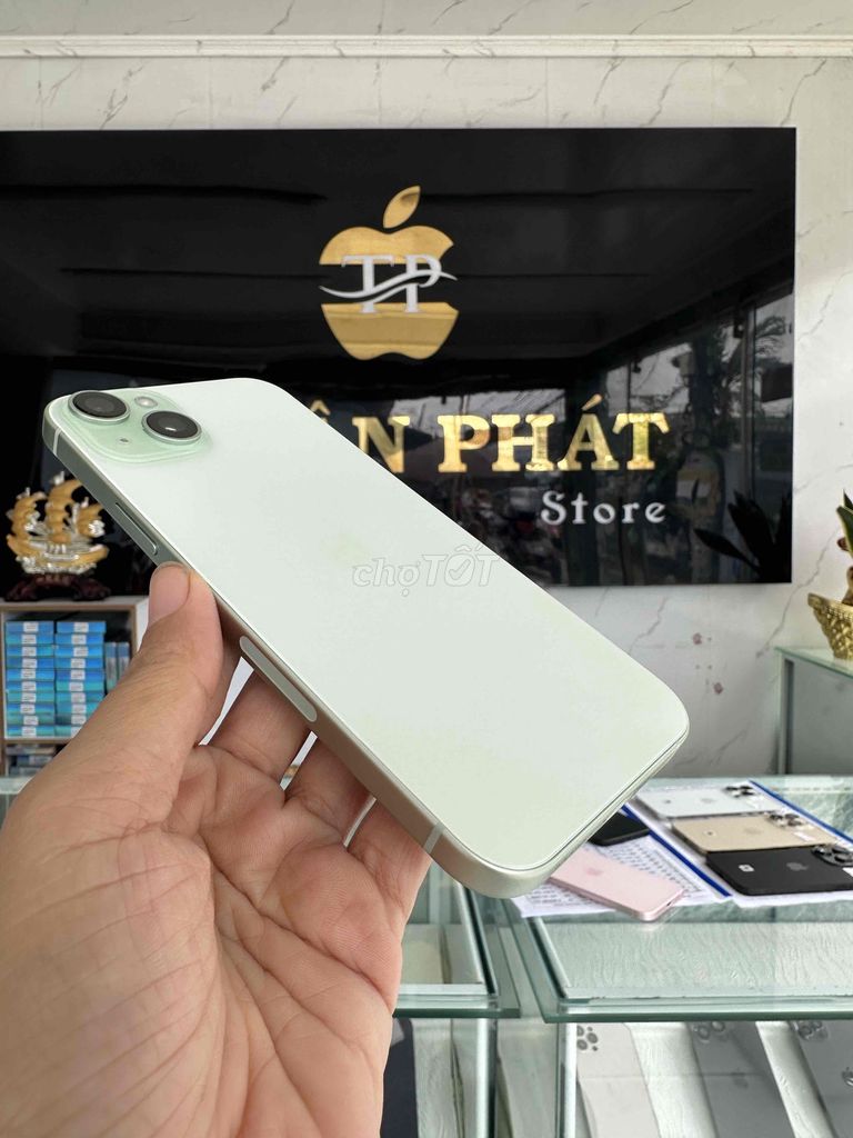 15 Plus 128GB Xanh lá Like new, Full c/n, GÓP. Mua bán Điện thoại tại Quận Bình Tân Tp Hồ Chí Minh được đăng bởi THUẬN PHÁT MOBILE hình 1