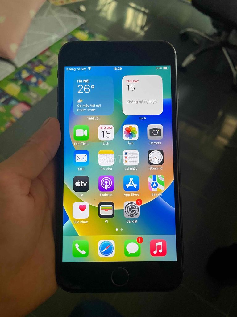 iPhone 8 plus 64GB Quốc tế Đen