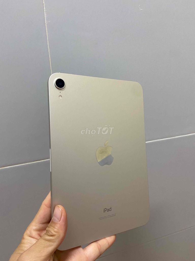 ipad mini 6 wifi,64G mã pp VN,bh11/2025,kèm ốp+bút