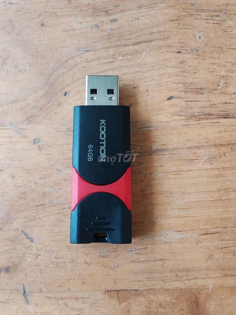 USB Kootion 64GB Đen, Đỏ Nhanh. Mua bán Phụ kiện (Màn hình, Chuột...) tại Quận 7 Tp Hồ Chí Minh được đăng bởi Vy Vy hình 1