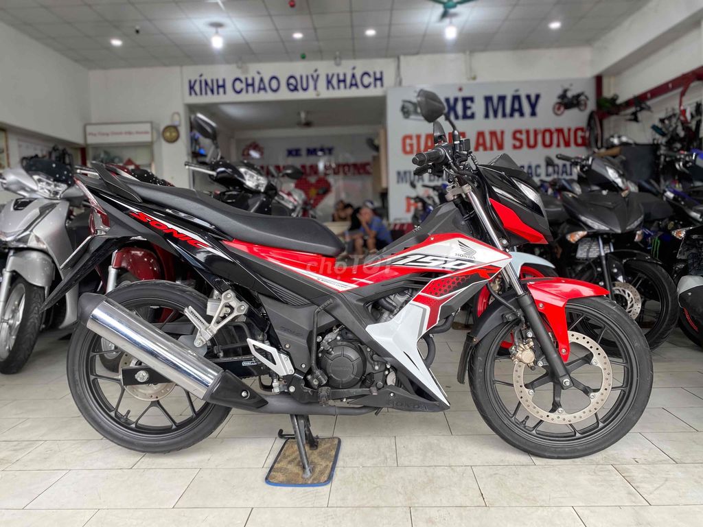 Honda Sonic 150 đk 2020 màu đỏ trắng BSTP. Mua bán Xe máy tại Quận 12 Tp Hồ Chí Minh được đăng bởi Xe Máy Hoàng Giang An Sương  hình 4