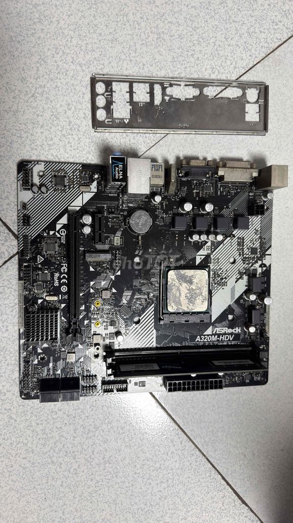 ASRock A320M-HDV Ryzen 5 2600 8GB Đen. Mua bán Linh kiện (RAM, Card...) tại Thị xã Tân Uyên Bình Dương được đăng bởi Nguyễn Linh hình 1