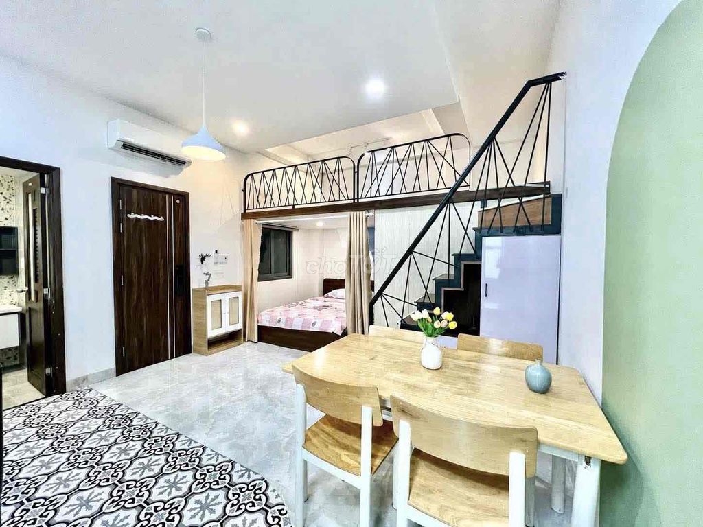 🔥PHÒNG GÁC ĐẸP MỚI RỘNG RÃI FULL NỘI THẤT NGAY CƯ XÁ BẮC HẢI -UEH -BKU