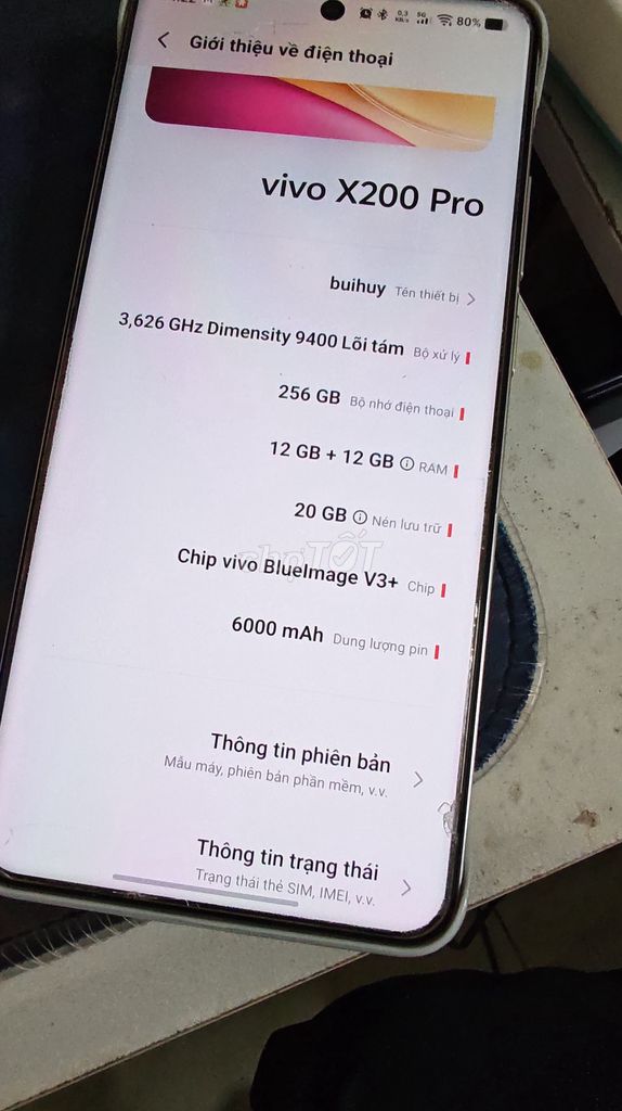 Vivo X200 Pro 256GB Bạc Dimensity 9400. Mua bán Điện thoại tại Quận Thanh Xuân Hà Nội được đăng bởi Huy Bui hình 1