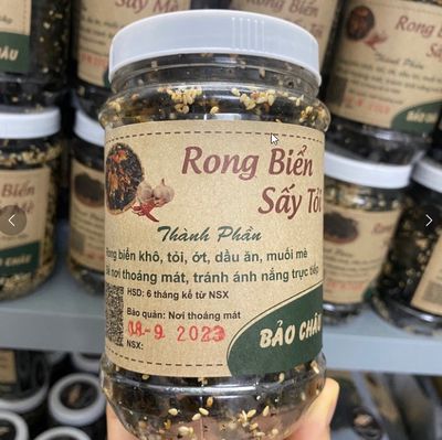 COMBO 5 HỦ RONG BIỂN SẤY TỎI MÈ, RONG BIỂN RẮC CƠM. Mua bán Đồ ăn, thực phẩm và các loại khác tại Quận Hoàng Mai Hà Nội được đăng bởi Siêu thị Anh Tú 68  