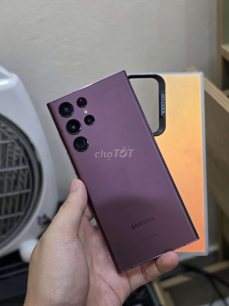 Samsung S22 Ultra 512GB Đỏ rượu SSVN. Mua bán Điện thoại tại Quận Hai Bà Trưng Hà Nội được đăng bởi Máy Ảnh Tốt MAYANHTOT hình 1