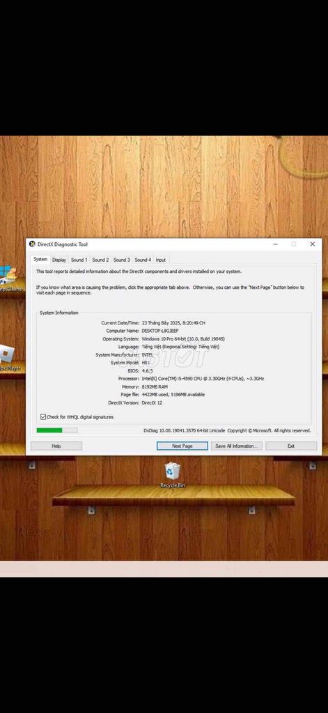 Máy tính để bàn i5-4590 8GB. Mua bán Máy tính để bàn tại Thành phố Thanh Hóa Thanh Hóa được đăng bởi lucs mai hình 1