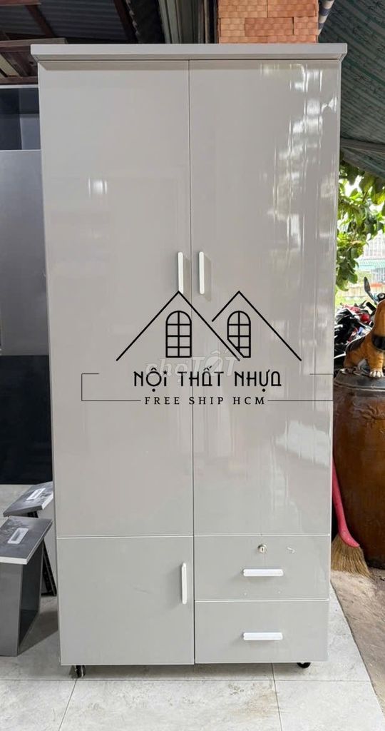 Tủ quần áo Nhựa Đài Loan 1m8x82x42cm Mới. Mua bán Tủ, kệ gia đình tại Huyện Nhà Bè Tp Hồ Chí Minh được đăng bởi Nội thất giá xưởng hình 1