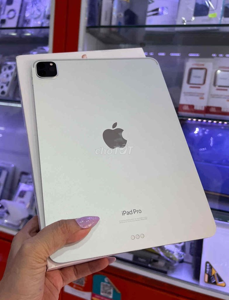 iPad Pro 11 inch M2 silver 128 wifi trắng pin 100