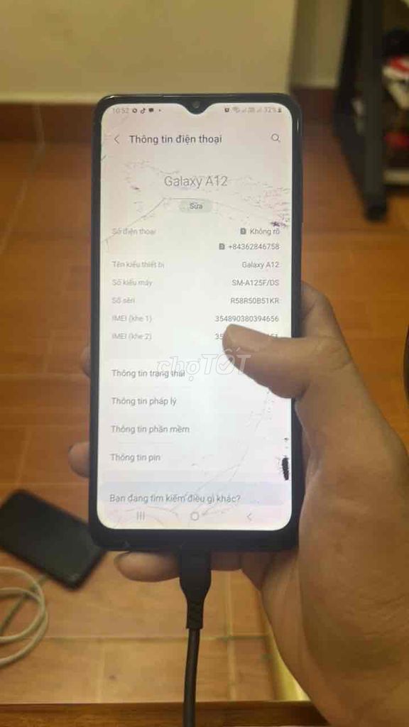 Samsung Galaxy A12 Xanh dương. Mua bán Điện thoại tại Quận Hải An Hải Phòng được đăng bởi Tên chưa cung cấp hình 1