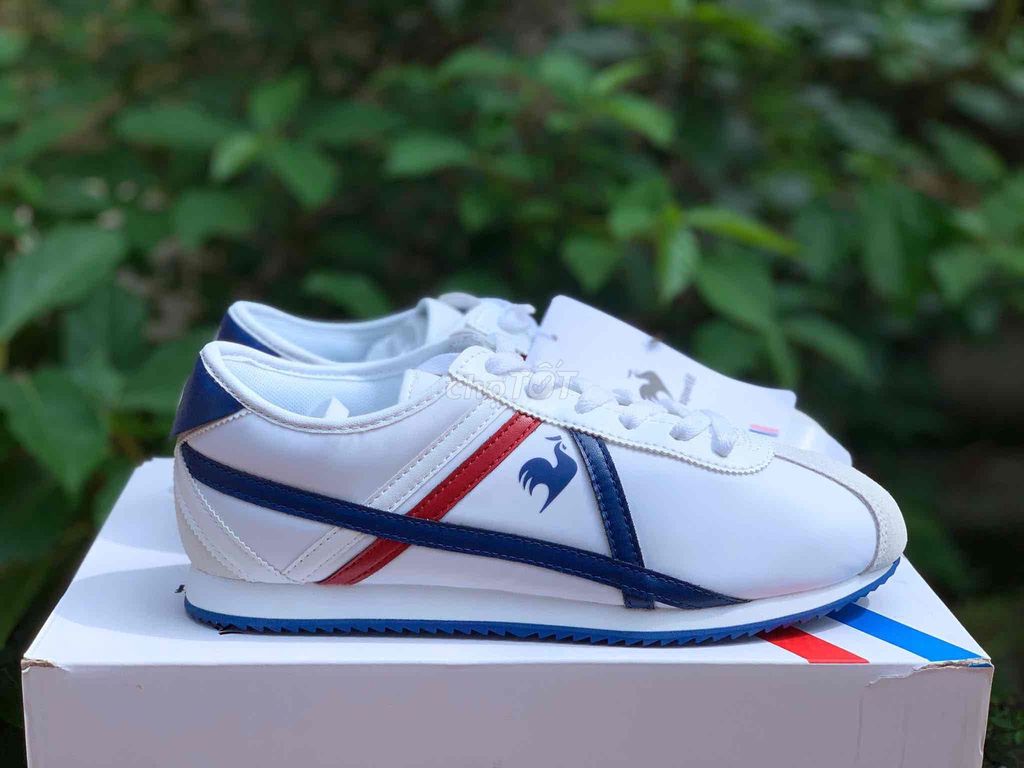 Giày thể thao Le Coq Sportif 42 Trắng Xanh Đỏ Mới. Mua bán Giày dép tại Huyện Phúc Thọ Hà Nội được đăng bởi Bon Shoes hình 1