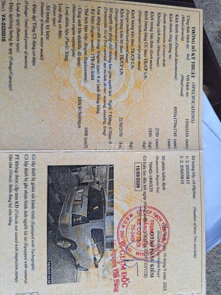 Toyota Innova 2007 số sàn màu bạc. Mua bán Ô tô tại Thành phố Thuận An Bình Dương được đăng bởi hoang huynh hình 8