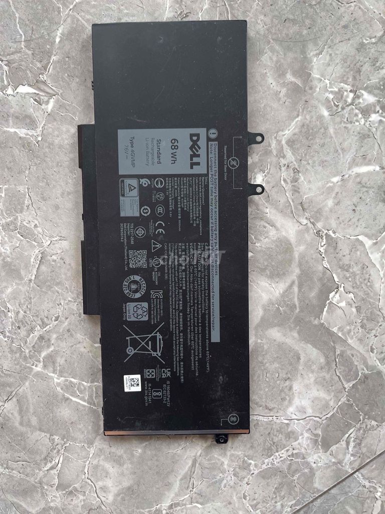 Pin laptop Dell Latitude 5400, zin bóc máy. Mua bán Linh kiện (RAM, Card...) tại Huyện Thường Tín Hà Nội được đăng bởi đình anh hình 1