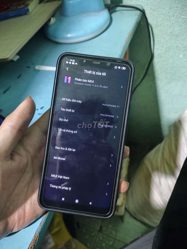 POCO F1 64GB Đen 98%. Mua bán Điện thoại tại Huyện Trảng Bàng Tây Ninh được đăng bởi Nghiaphan hình 1