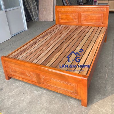 giường gỗ -giường sồi- mẫu gỗ-giường mới