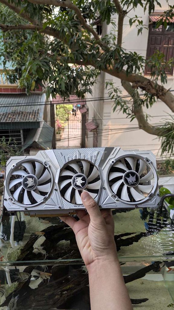 Card đồ họa 1070ti HOF 8GB Trắng. Mua bán Linh kiện (RAM, Card...) tại Thành phố Vĩnh Yên Vĩnh Phúc được đăng bởi Khoa  hình 1