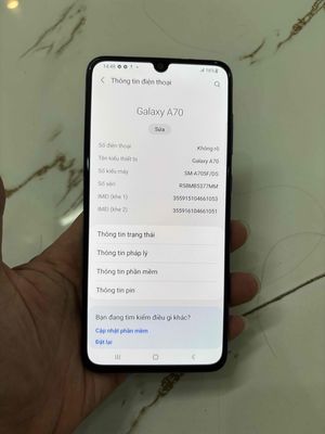 Bán Samsung A70 Ram6/128 zin cũ màn zin theo máy. Mua bán Điện thoại tại Quận Hà Đông Hà Nội được đăng bởi Mạnh Mobile