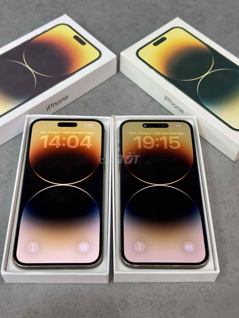 Apple iPhone 14 Pro Max 128GB Vàng 99%. Mua bán Điện thoại tại Thành phố Sóc Trăng Sóc Trăng được đăng bởi Tàii Tâyy hình 1