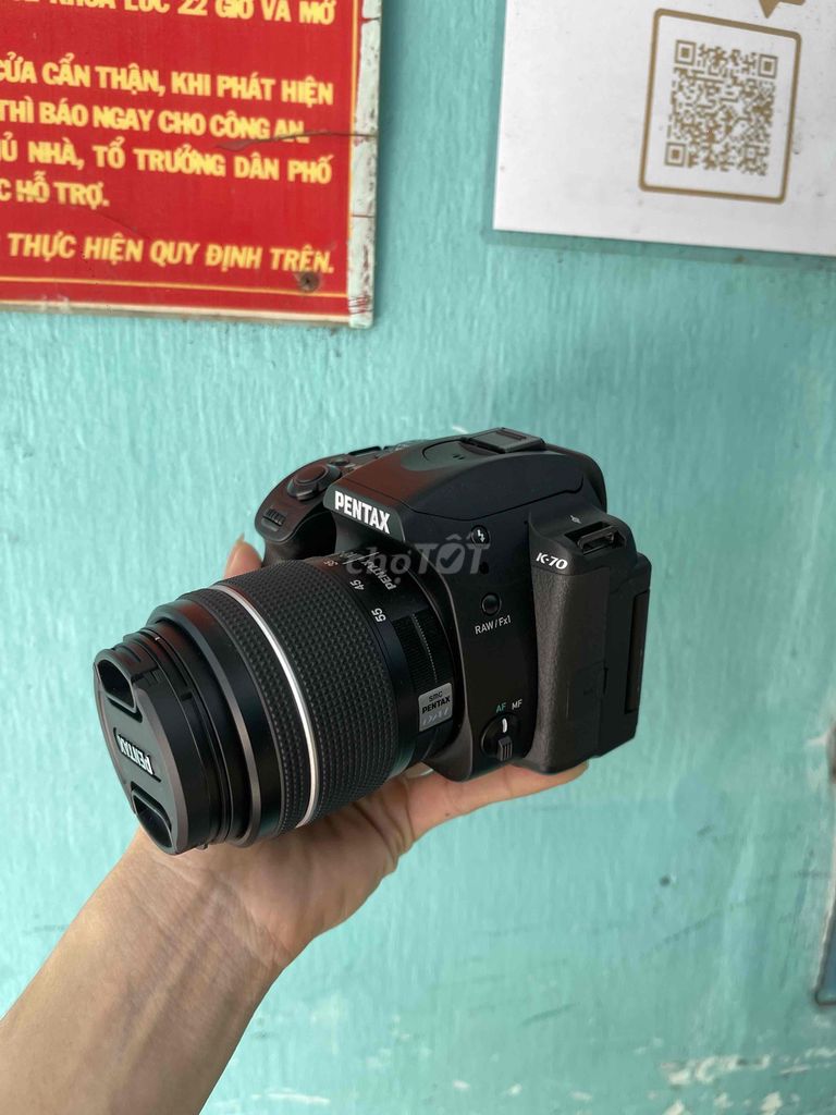 Máy ảnh Pentax K-70 18-55mm Đen. Mua bán Máy ảnh, Máy quay tại Quận Liên Chiểu Đà Nẵng được đăng bởi Tài Kt hình 1