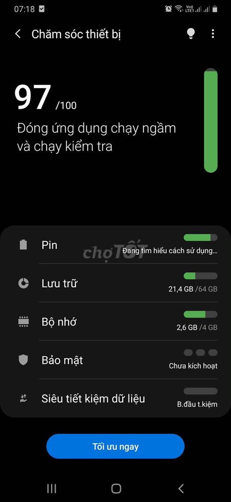 Samsung A50 64GB Đa sắc. Mua bán Điện thoại tại Quận 12 Tp Hồ Chí Minh được đăng bởi Thanh Son hình 1