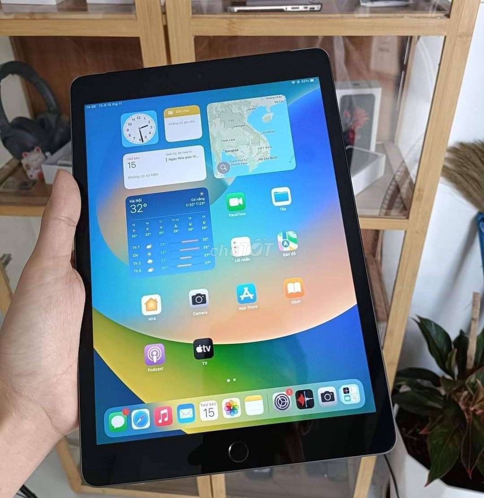 Sale iPad Gen 9 64GB WI-FI bản 5G sạc 0,1 lần