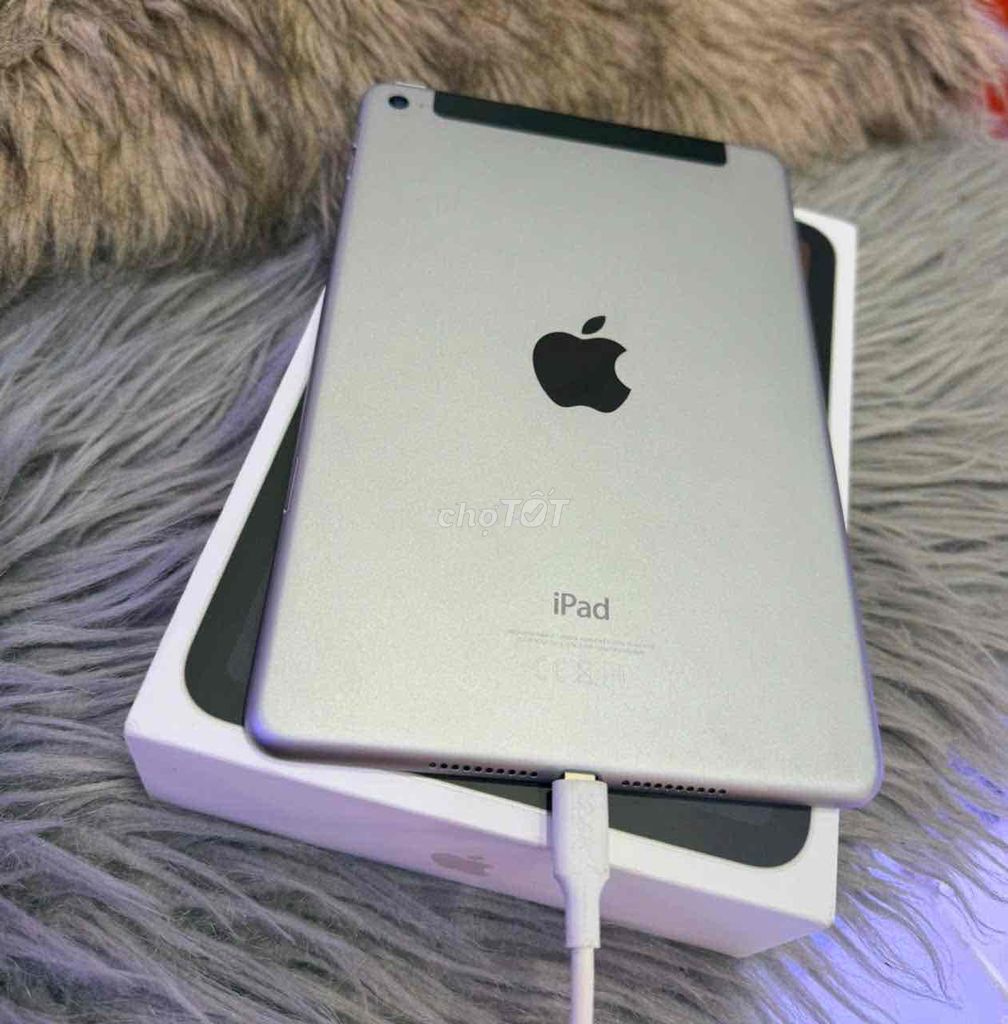 iPadmini4 gray128g+4g có sim pin93 zin nguyên khối. Mua bán Máy tính bảng tại Quận 3 Tp Hồ Chí Minh được đăng bởi Nam Á Mobile hình 2