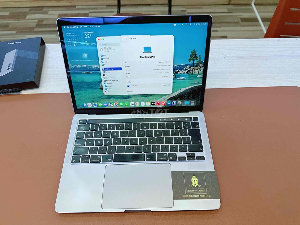 Macbook Pro 13in core i7 16GB/512GB mới 99%. Mua bán Laptop tại Quận Hải Châu Đà Nẵng được đăng bởi TUẤN LUXURY MOBILE ĐÀ NẴNG hình 1
