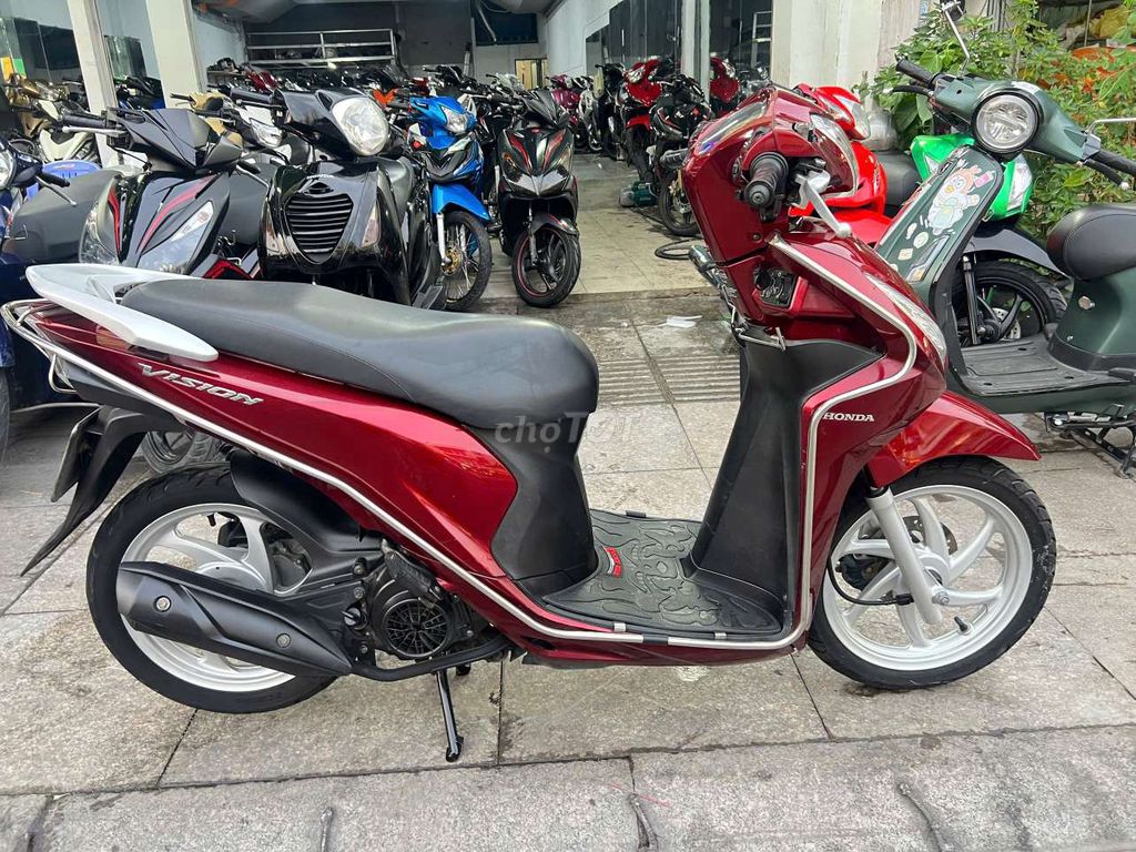 Honda Vision 2018 Đỏ đã sử dụng. Mua bán Xe máy tại Quận Tân Phú Tp Hồ Chí Minh được đăng bởi Tuanduy hình 7