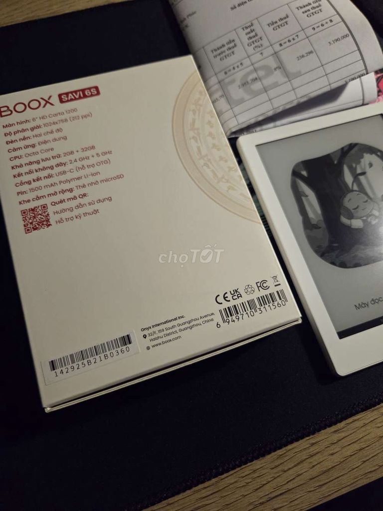 Máy đọc sách Boox Savi 6S 32GB. Mua bán Máy tính bảng tại Quận Thanh Xuân Hà Nội được đăng bởi dung hình 1