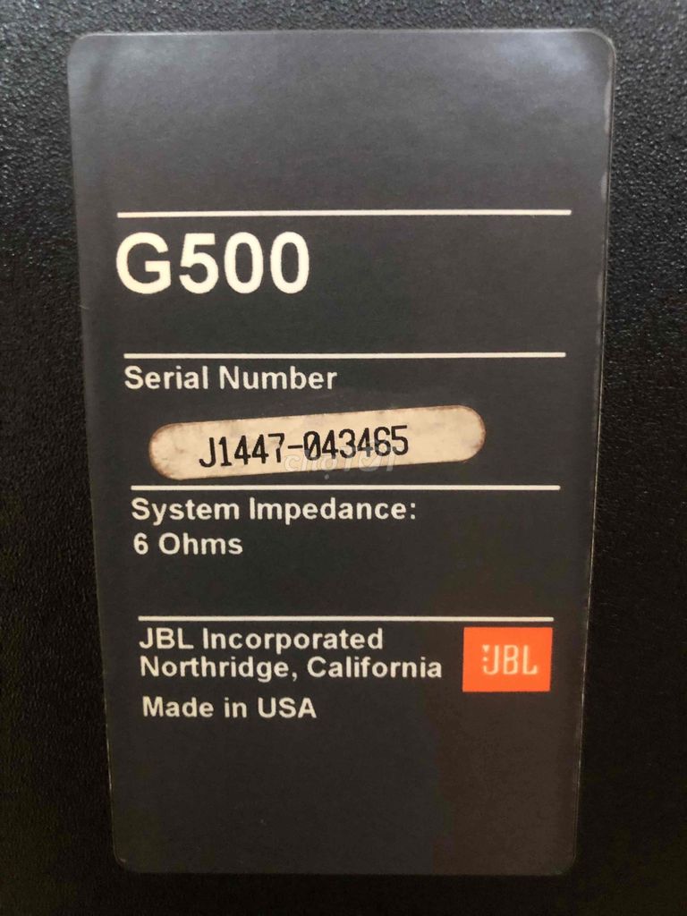 LOA JBL G500 HÀNG MĨ