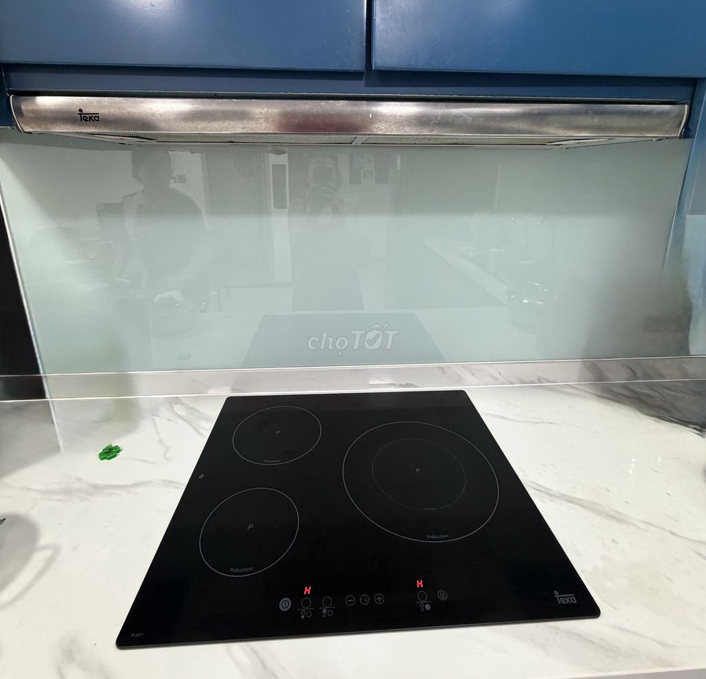 Teka Bếp từ Đen 3 vùng nấu Mặt kính + máy hút Teka. Mua bán Bếp, lò, đồ điện nhà bếp tại Quận Bình Thạnh Tp Hồ Chí Minh được đăng bởi Minh hình 1