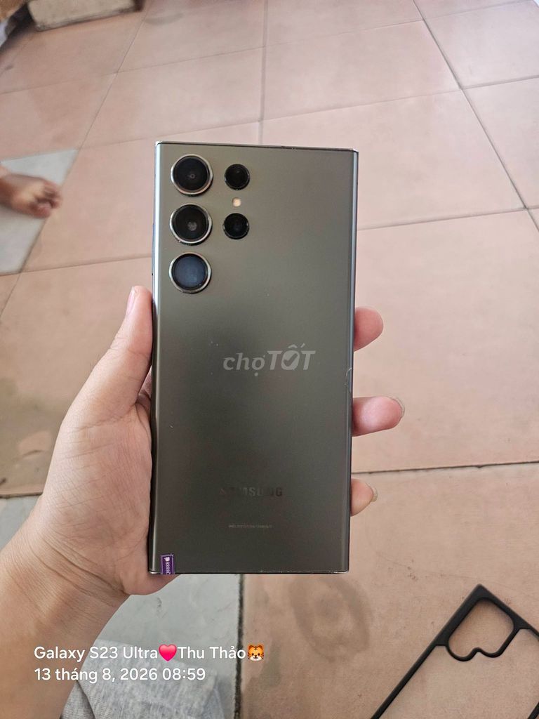 Samsung Galaxy S23 Ultra 8GB/256GB Xám. Mua bán Điện thoại tại Huyện Hóc Môn Tp Hồ Chí Minh được đăng bởi Hội Đồ Điện Tử hình 1