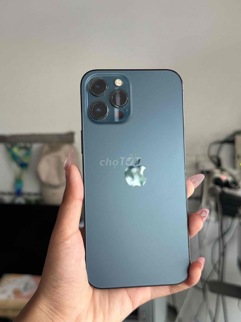 Apple iPhone 12 Pro Max 128GB Xanh Mỹ. Mua bán Điện thoại tại Thị xã Tân Uyên Bình Dương được đăng bởi Cửa hàng Kim Tuyến hình 1