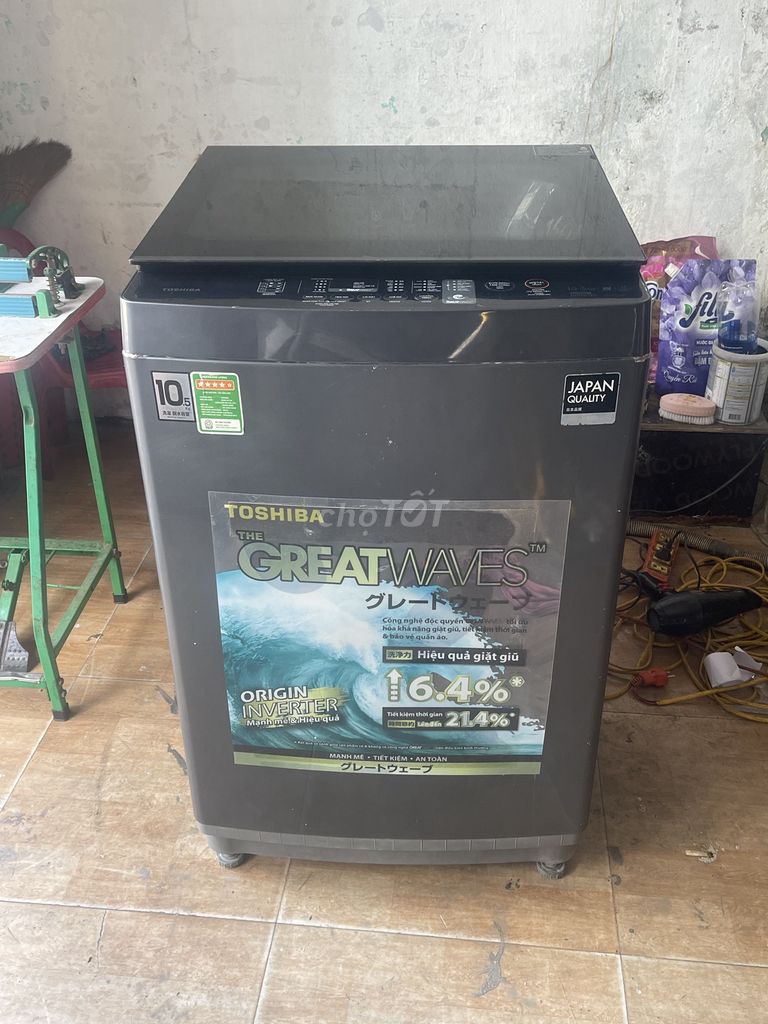 Thanh lí nhanh máy giặt toshiba inverter 10.5kg . Mua bán Máy giặt tại Quận Liên Chiểu Đà Nẵng được đăng bởi Trần Anh Tuấn hình 1