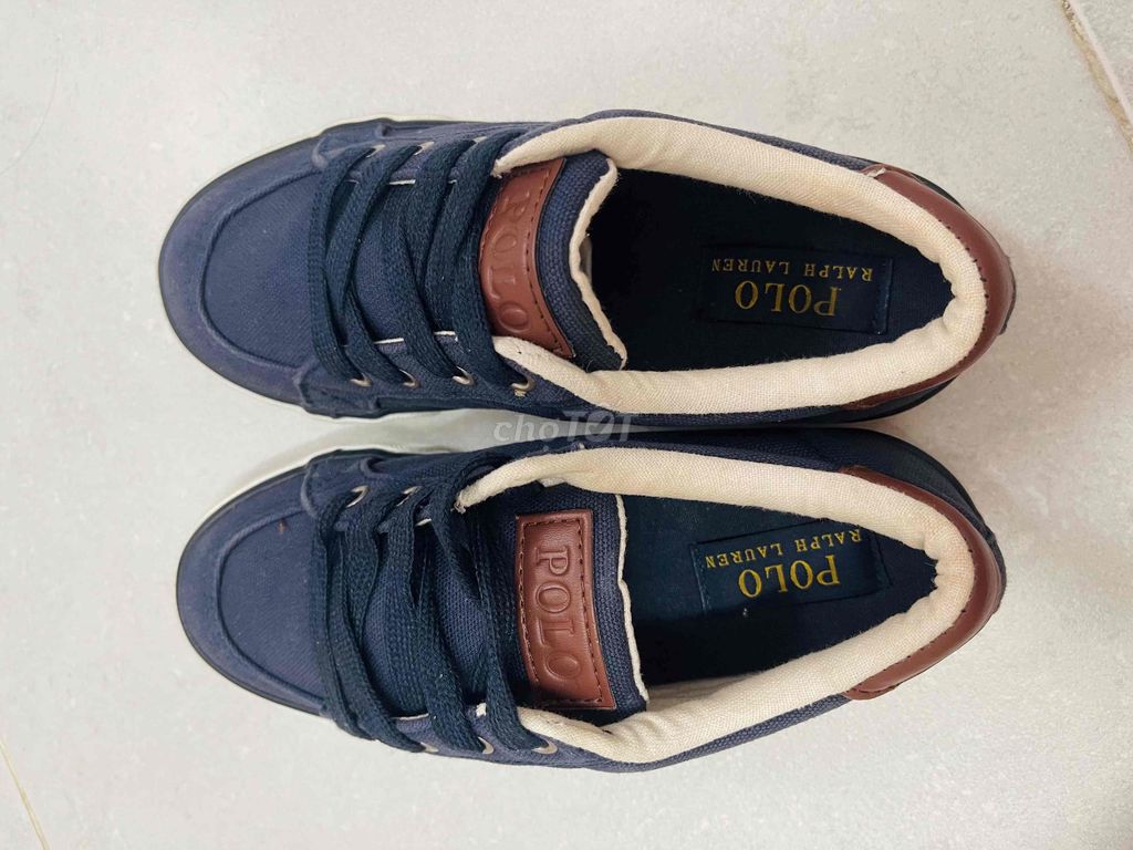 Giày bé auth Polo Ralph Lauren size 31.5 21cm