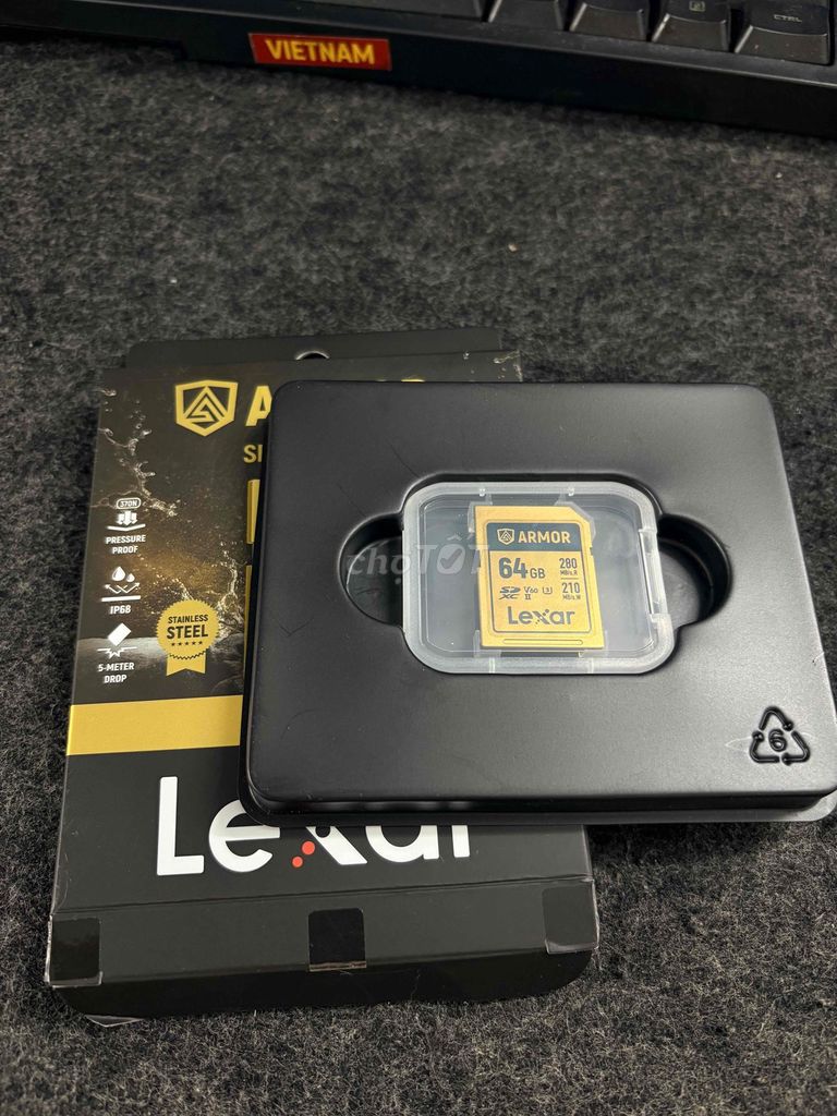 Thẻ nhớ Lexar Armor 64GB Chống nước. Mua bán Phụ kiện (Màn hình, Chuột...) tại Quận Thốt Nốt Cần Thơ được đăng bởi Lý Hiếu hình 1