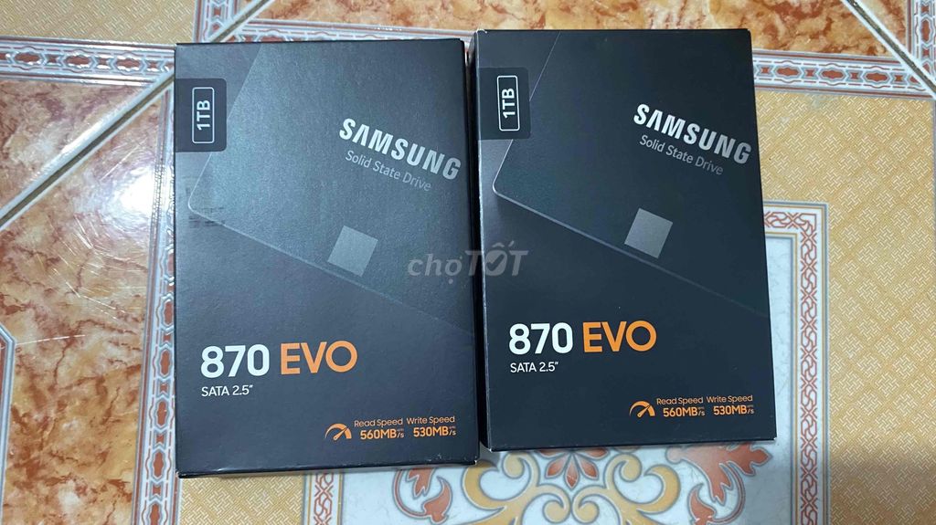 Ổ cứng SSD Samsung 870 EVO 1TB SATA 3. Mua bán Linh kiện (RAM, Card...) tại Thị xã Phú Mỹ Bà Rịa - Vũng Tàu được đăng bởi NGUYENLOI hình 1