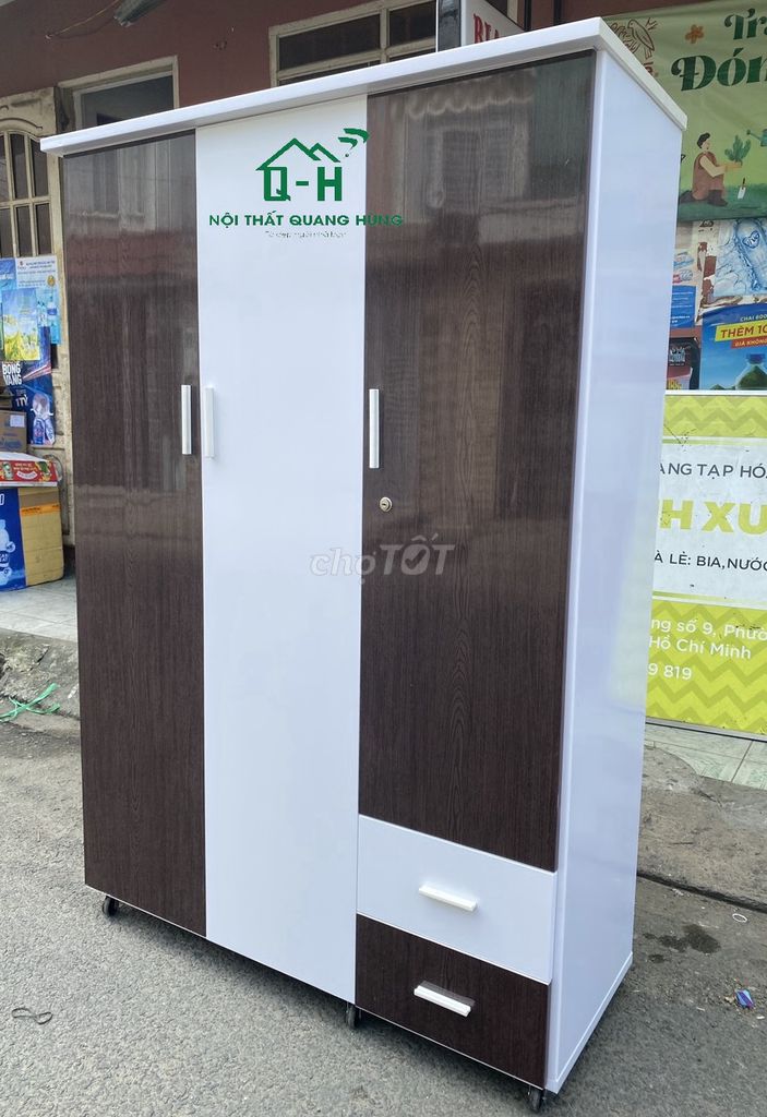 TỦ NHỰA ĐÀI LOAN 1M7 X 1M2 X 45CM- TỦ NHỰA - TU -