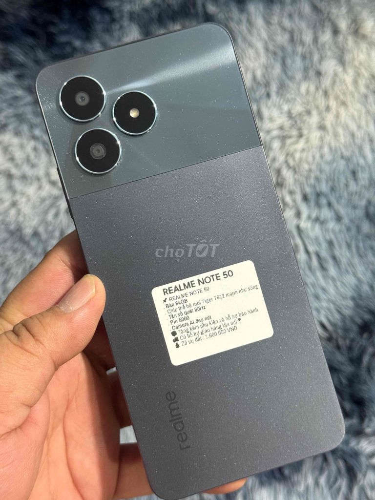 Realme Note 50 64GB chíp thế hệ mới mạnh như súng. Mua bán Điện thoại tại Huyện Trảng Bom Đồng Nai được đăng bởi Hồ Trung Hiếu hình 1