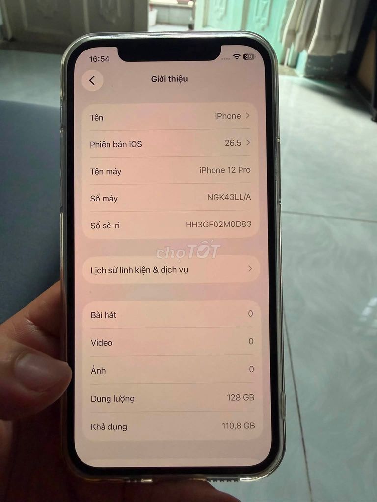 Apple iPhone 12 Pro 128GB Nguyên zin. Mua bán Điện thoại tại Quận Tân Phú Tp Hồ Chí Minh được đăng bởi Hội Đồ Điện Tử hình 1