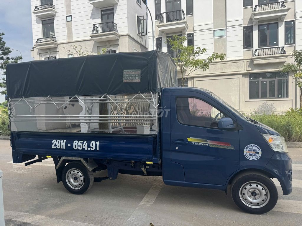 BÁN XE TERA100 -THÙNG MUI BẠT – XANH - NĂM 2022. Mua bán Xe tải, xe ben tại Thành phố Thái Bình Thái Bình được đăng bởi vũ quý tưởng hình 1