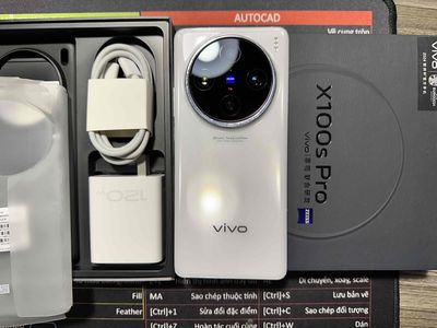 Vivo X100S Pro 12/256Gb trắng, nguyên rin