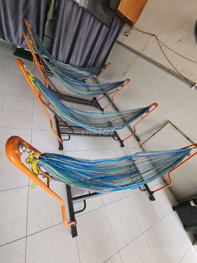 Võng xếp vải kim loại mới. Mua bán Nội thất, đồ gia dụng khác tại Thị xã Bến Cát Bình Dương được đăng bởi Le AZ hình 1