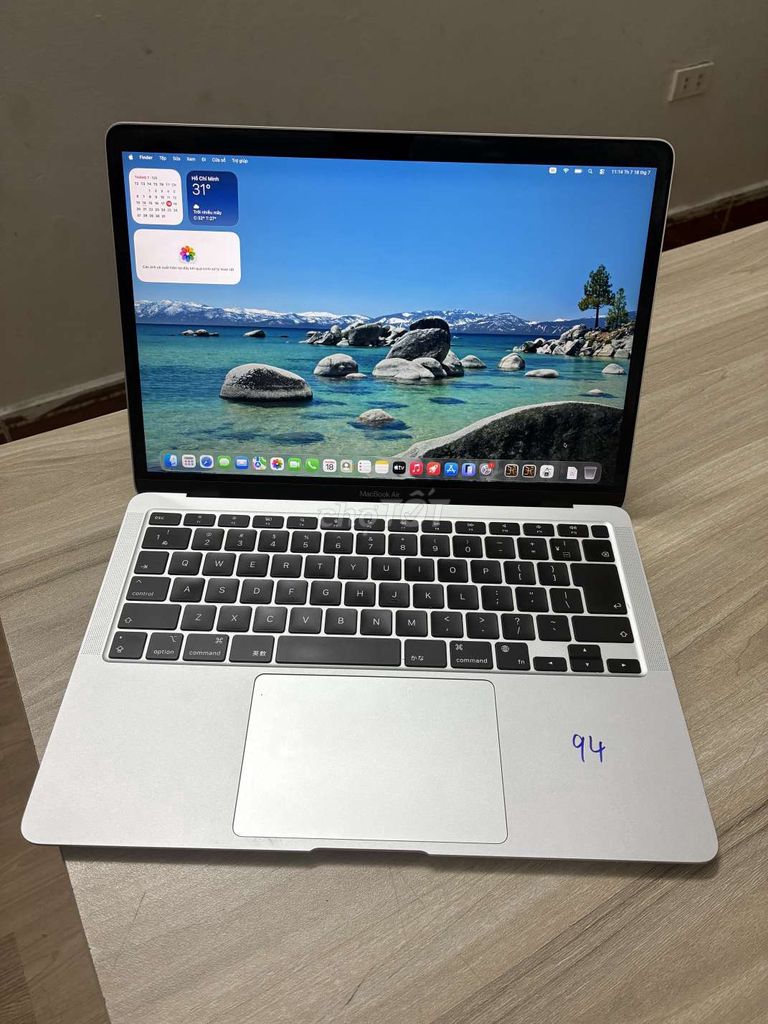 Apple MacBook Air M1 8GB/256GB Bạc 98%. Mua bán Laptop tại Quận Đống Đa Hà Nội được đăng bởi Mac8868 hình 1