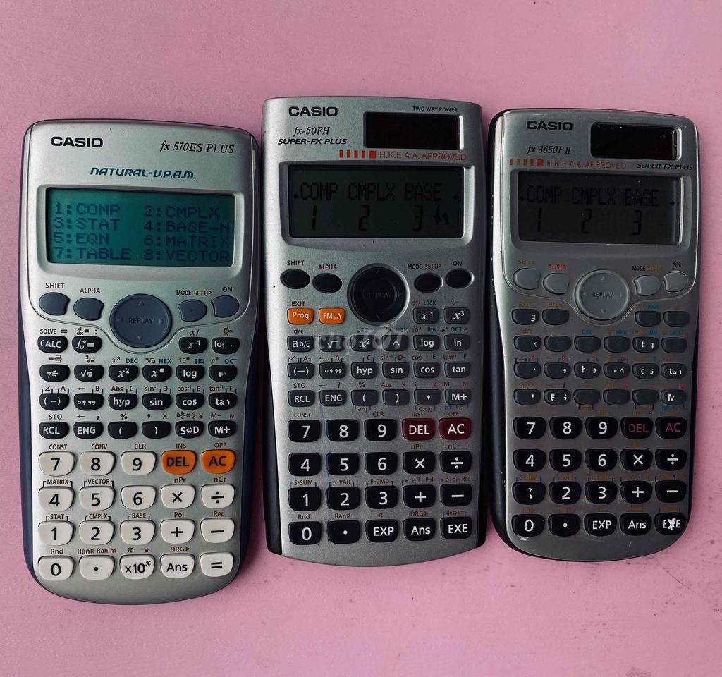 Máy tính khoa học Casio fx-570ES PLUS Xám. Mua bán Đồ dùng văn phòng tại Thành phố Rạch Giá Kiên Giang được đăng bởi Cuong T hình 1