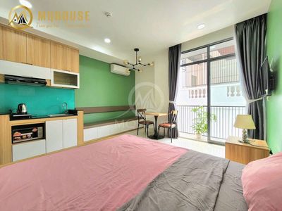Cho thuê căn hộ studio ban công full nội thất Sư Vạn Hạnh Quận 10