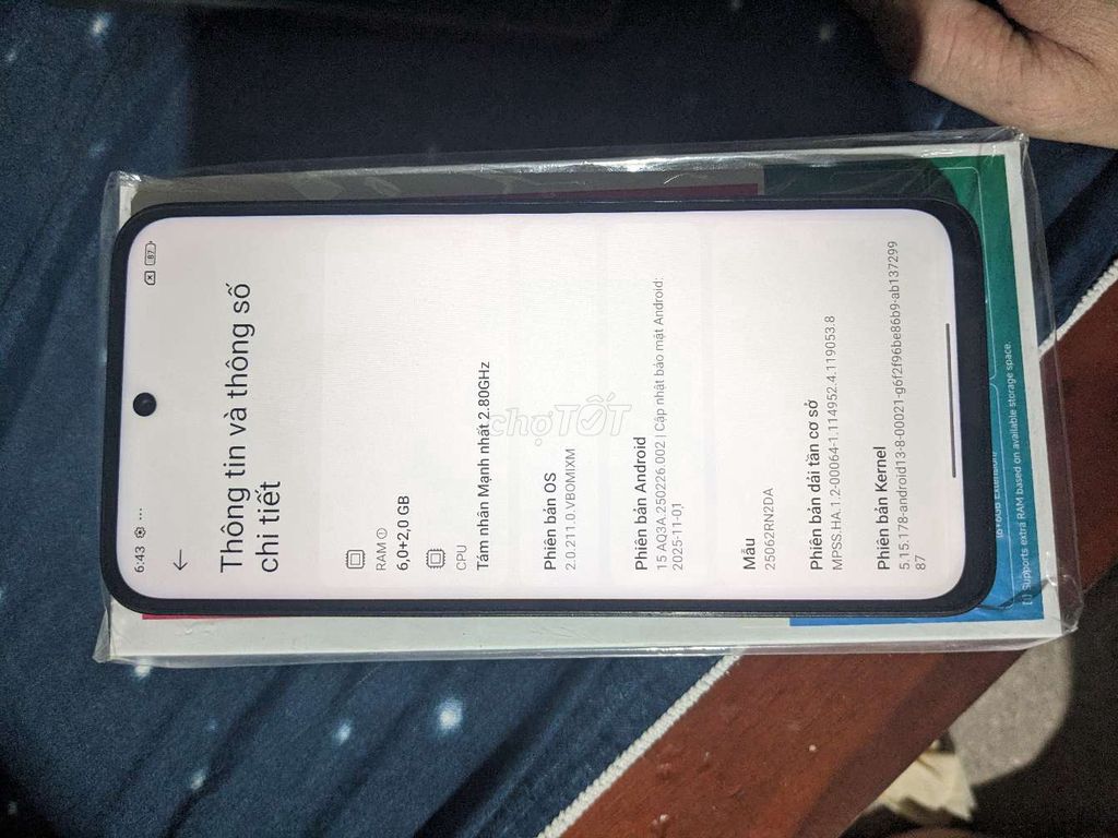 Xiaomi Redmi 15 128GB Đen Đã sử dụng. Mua bán Điện thoại tại Quận Nam Từ Liêm Hà Nội được đăng bởi Hoàng Đông hình 1