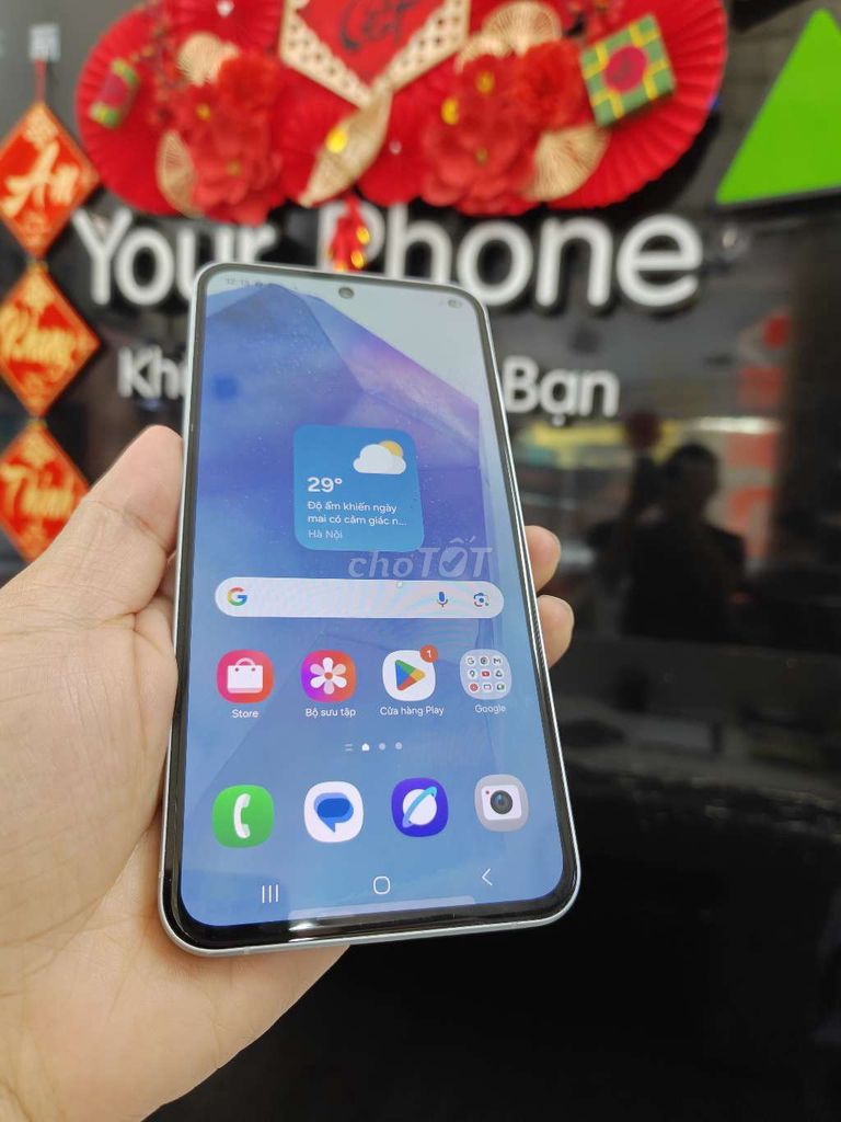 Samsung A55 5G 128GB Trắng Đã sử dụng. Mua bán Điện thoại tại Quận Hải Châu Đà Nẵng được đăng bởi Your Phone hình 1